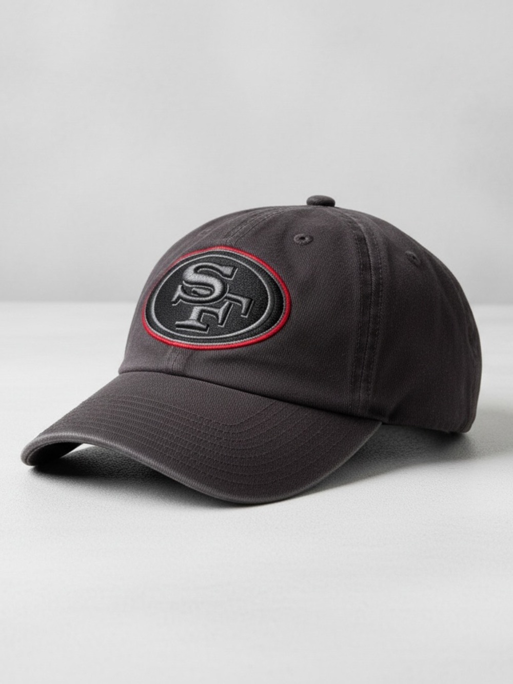 San Francisco 49ers VTG Black Adjustable NFL  Hat OSFA